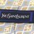 イヴサンローラン Yves Saint Laurent 総柄 シルクネクタイ メンズ