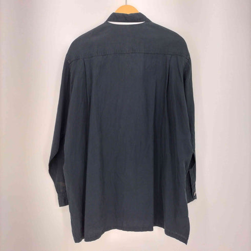 ワイズフォーメン Ys for men SHIRTS 90-00s フロントプリーツ オーバーサイズ 長袖シャツ メンズ JPN:3