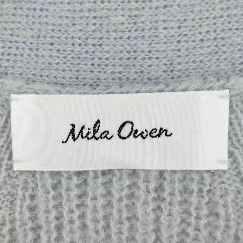 ミラオーウェン Mila Owen 裾スリット ラグラン モヘア カーディガン レディース 0