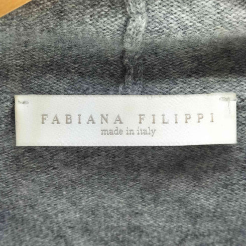 FABIANA FILIPPI ファビアナフィリッピ チュールレイヤード ボトルネック ニットセーター レディース 38