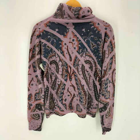 エトロ ETRO ペイズリー総柄 タートルネックニット レディース