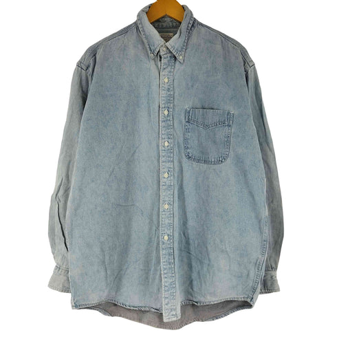 セントジョンズベイ ST JOHN'S BAY 90S ロングスリーブ BDデニムシャツ メンズ