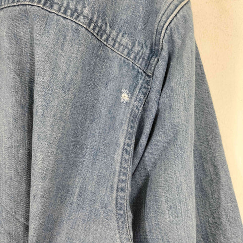 ウールリッチ WOOLRICH 80S BITTERROOT ロングスリーブ BDデニムシャツ メンズ JPN:L