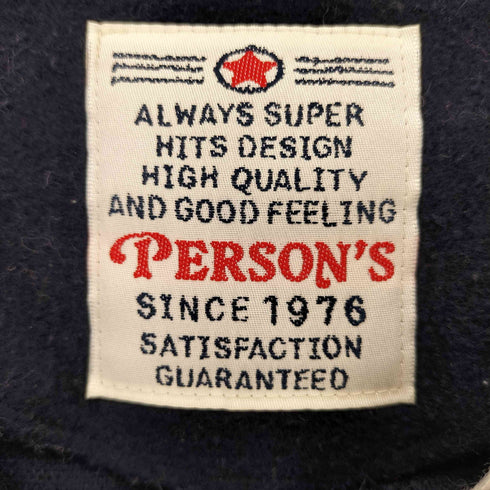 パーソンズ PERSONS 80S セーラーカラーハーフジップワンピース レディース FREE