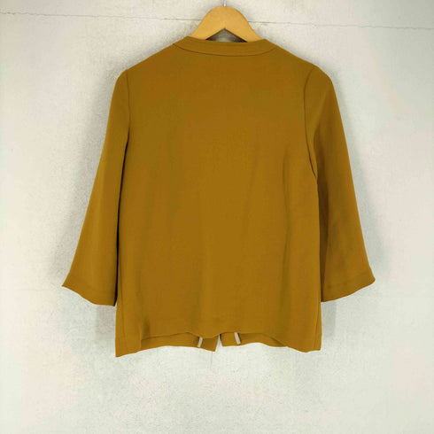 アーペーセー A.P.C. ノーカラー ボックスシルエット 長袖 ブラウス シャツ レディース 34