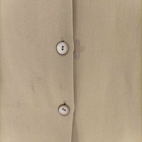 アーペーセー A.P.C. ノーカラー ボックスシルエット 長袖 ブラウス シャツ レディース 34