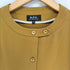 アーペーセー A.P.C. ノーカラー ボックスシルエット 長袖 ブラウス シャツ レディース 34
