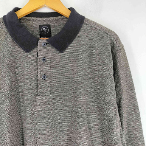 ナイキゴルフ NIKE GOLF 90-00S 長袖 ポロシャツ メンズ import:L