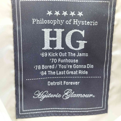 ヒステリックグラマー HYSTERIC GLAMOUR キルティングライナー レディース FREE