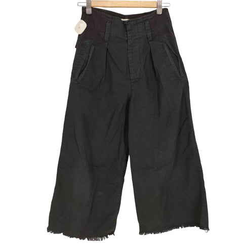 イザベルマランエトワール ISABEL MARANT ETOILE タック クロップド ワイド カットオフ チノ パンチ レディース 34