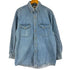 90S PRIVATE PROPERTY MADE IN USA ロングスリーブ BDデニムシャツ メンズ JPN:M