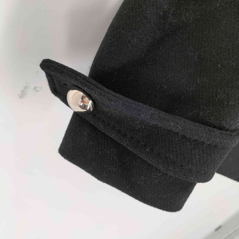 ケイトスペードニューヨーク kate spade NEW YORK ファーカラー ダブルブレストピーコート レディース XS