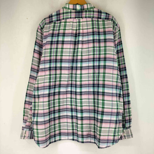 ラルフローレン RALPH LAUREN 90S チェック柄 BD シャツ メンズ import:XXL