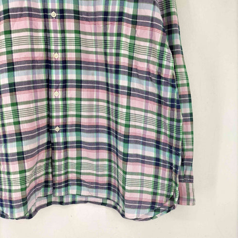 ラルフローレン RALPH LAUREN 90S チェック柄 BD シャツ メンズ import:XXL
