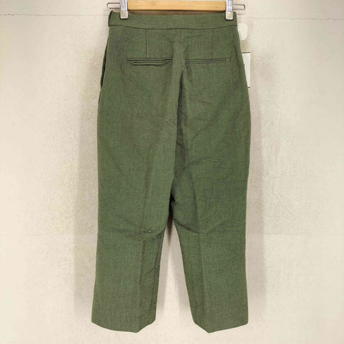 ステラマッカートニー STELLA McCARTNEY ワンタック ハイウエスト スラックス パンツ レディース 38