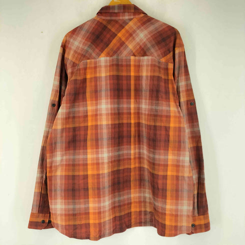 エルエルビーン L.L.Bean 00S 裏地メッシュ ロングスリーブ チェックシャツ メンズ JPN:XL