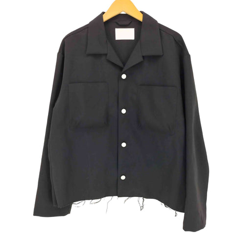 アーバンリサーチアイディー URBAN RESEARCH ID 裾ダメージ加工 オープンカラーシャツ メンズ JPN:L
