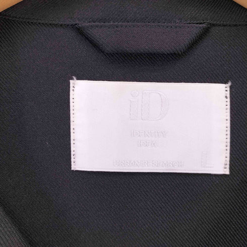 アーバンリサーチアイディー URBAN RESEARCH ID 裾ダメージ加工 オープンカラーシャツ メンズ JPN:L