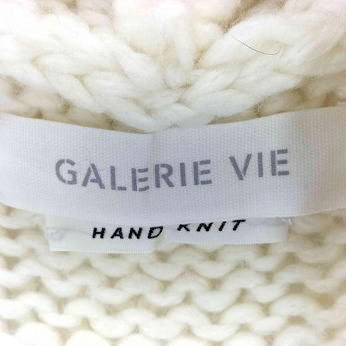 ギャルリーヴィー GALERIE VIE フード付き オープンフロント ロングニットカーディガン レディース 1