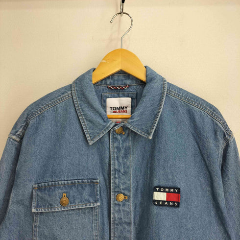 トミージーンズ tommy jeans カバーオール デニムジャケット メンズ import:L