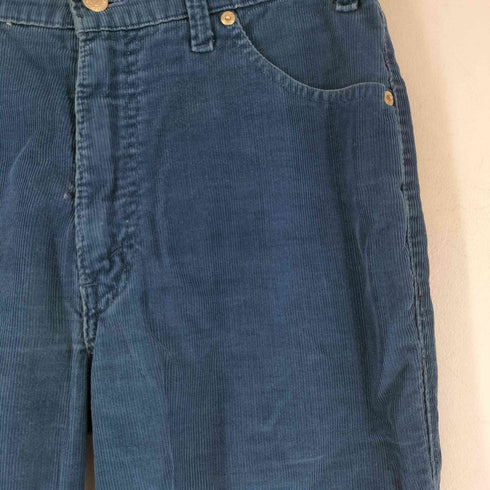 リーバイス Levis 80S USA製 白タブ ボタン裏525刻印 42TALONジップ Movin' On コーデュロイ フレアパンツ メンズ