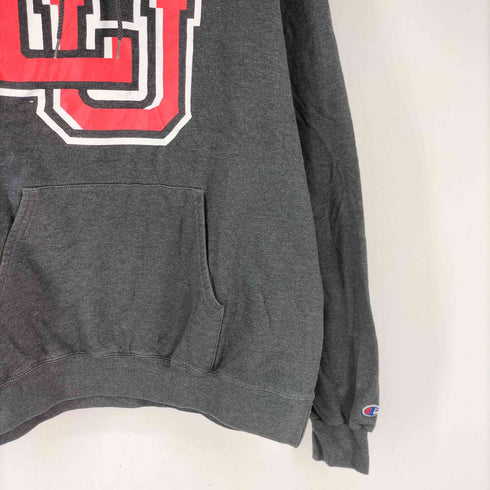 チャンピオン Champion 00S ECO FLEECE カレッジロゴプリント プルオーバーパーカー メンズ import:XL