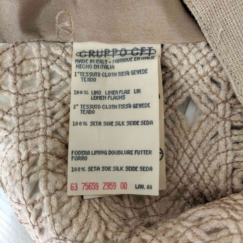 ヴァレンティノガラヴァーニ VALENTINO GARAVANI クロシェ編み ノースリーブ ショート丈トップス レディース