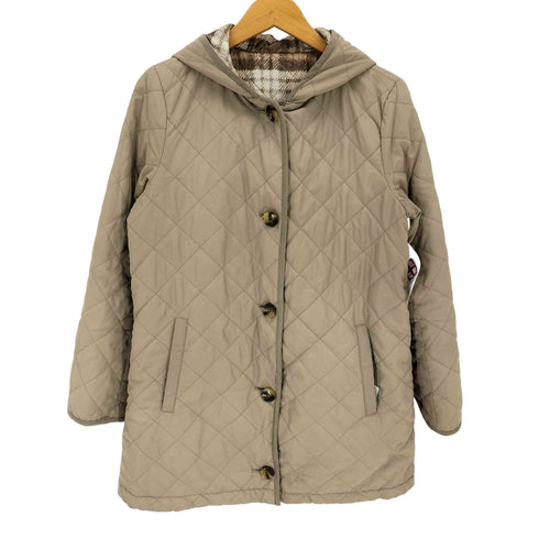 ローレンラルフローレン LAUREN RALPH LAUREN リバーシブル フーデッドキルティングコート レディース S