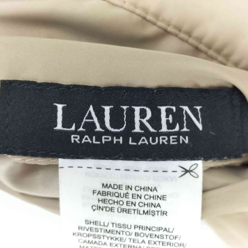 ローレンラルフローレン LAUREN RALPH LAUREN リバーシブル フーデッドキルティングコート レディース S