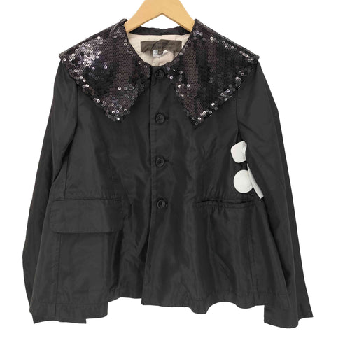 コムデギャルソンコムデギャルソン COMME des GARCONS COMME des GARCONS 17SS スパンコール襟デザイン ジャケット レディース JPN:3
