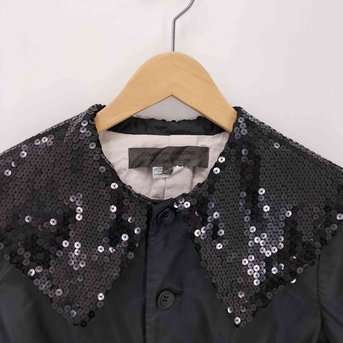 コムデギャルソンコムデギャルソン COMME des GARCONS COMME des GARCONS 17SS スパンコール襟デザイン ジャケット レディース JPN:3