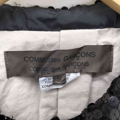 コムデギャルソンコムデギャルソン COMME des GARCONS COMME des GARCONS 17SS スパンコール襟デザイン ジャケット レディース JPN:3