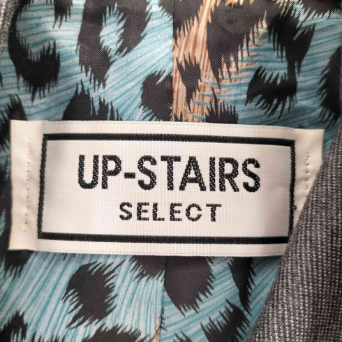 UP STAIRS アップステアーズ 裏地ヒョウ柄 ナポレオン ベスト import レディース FREE
