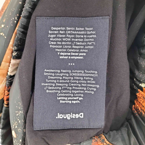 デシグアル Desigual ミネラルモチーフ オーバーサイズ ジャケット レディース import:M