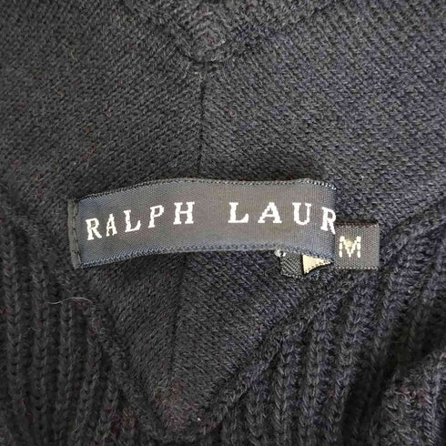 ラルフローレン RALPH LAUREN Vネックリブニットセーター レディース M