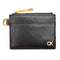 カルバンクライン CALVIN KLEIN CK ICON 4CC HOLDER W 牛革 カウレザー Dカン付き コイン カード ケース ブラック レディース ONE SIZE
