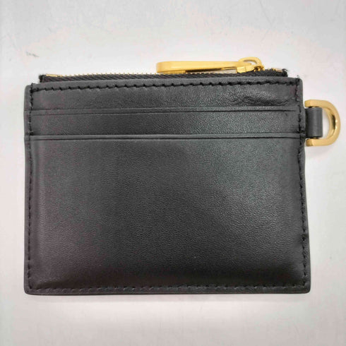 カルバンクライン CALVIN KLEIN CK ICON 4CC HOLDER W 牛革 カウレザー Dカン付き コイン カード ケース ブラック レディース ONE SIZE