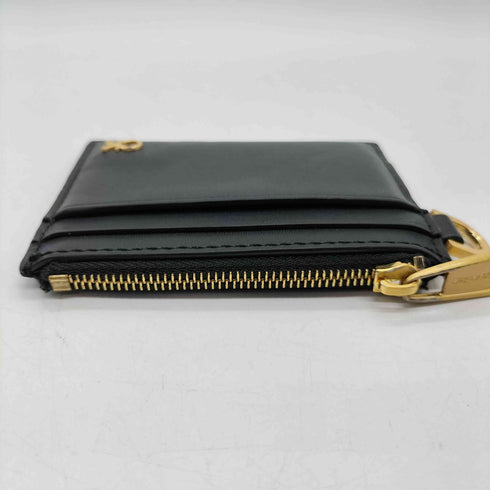 カルバンクライン CALVIN KLEIN CK ICON 4CC HOLDER W 牛革 カウレザー Dカン付き コイン カード ケース ブラック レディース ONE SIZE