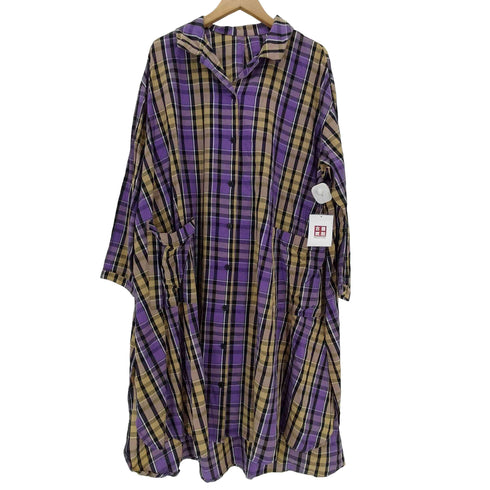 キャンディストリッパー Candy Stripper FLARE CHECK SHIRT ワンピース レディース JPN:M