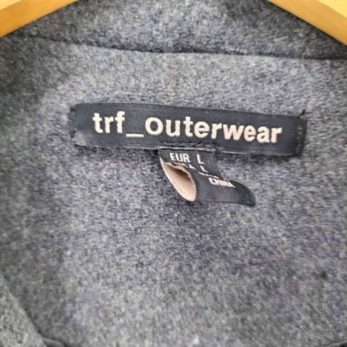 ザラ ZARA trf_outerwear 植物柄刺繍 ナポレオンジャケット レディース import:L