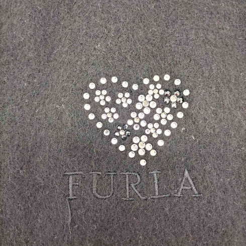 フルラ FURLA ラインストーン ハートマフラー レディース