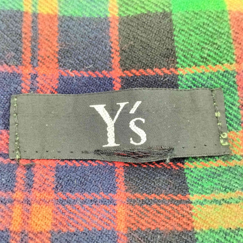 ワイズ Ys 大判チェック ストール マフラー レディース
