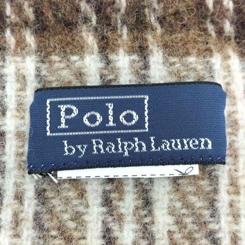 ポロバイラルフローレン Polo by RALPH LAUREN タータンチェック柄 ウールマフラー メンズ