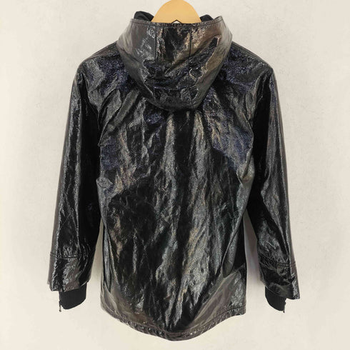 ディーゼルブラックゴールド DIESEL BLACK GOLD イタリア製 ジップアップ PVCレザー ジャケット メンズ 38