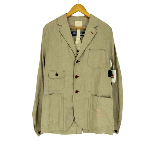 ジュンヤワタナベコムデギャルソンマン JUNYA WATANABE COMME des GARCONS MAN AD2019 20SS リネン マルチポケット テーラードジャケット メンズ M