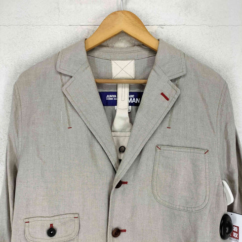 ジュンヤワタナベコムデギャルソンマン JUNYA WATANABE COMME des GARCONS MAN AD2019 20SS リネン マルチポケット テーラードジャケット メンズ M