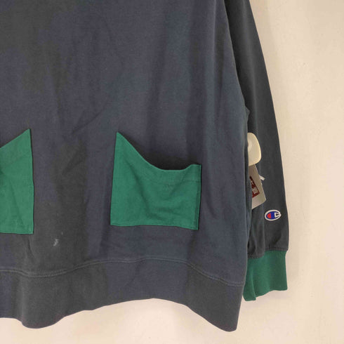 チャンピオン Champion 2トーン パーカー長袖Tシャツ レディース JPN:S