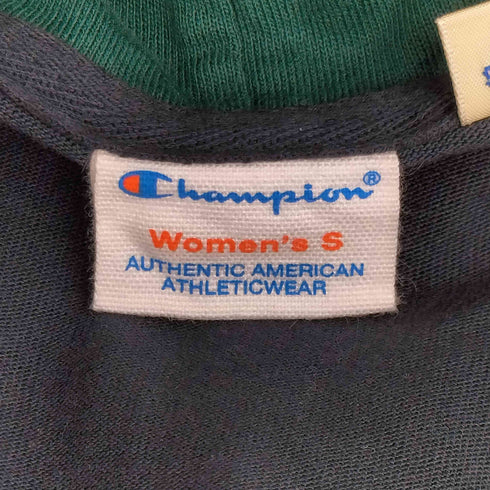 チャンピオン Champion 2トーン パーカー長袖Tシャツ レディース JPN:S