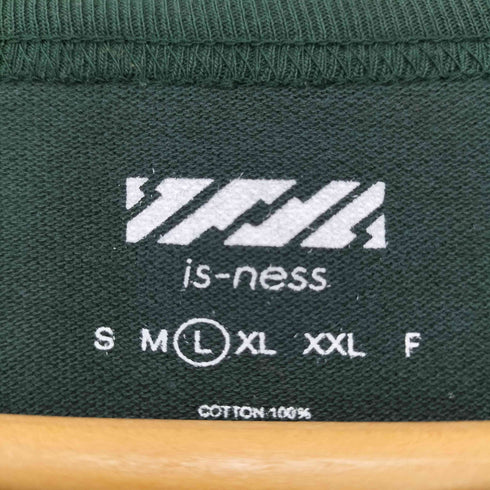 イズネス is-ness SWITCHING MOSS T-SHIRT メンズ JPN:L