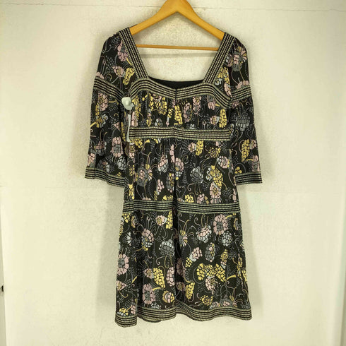 ミッソーニ MISSONI M by MISSONI イタリア製 レーヨン 総柄ドレス レディース EUR:40